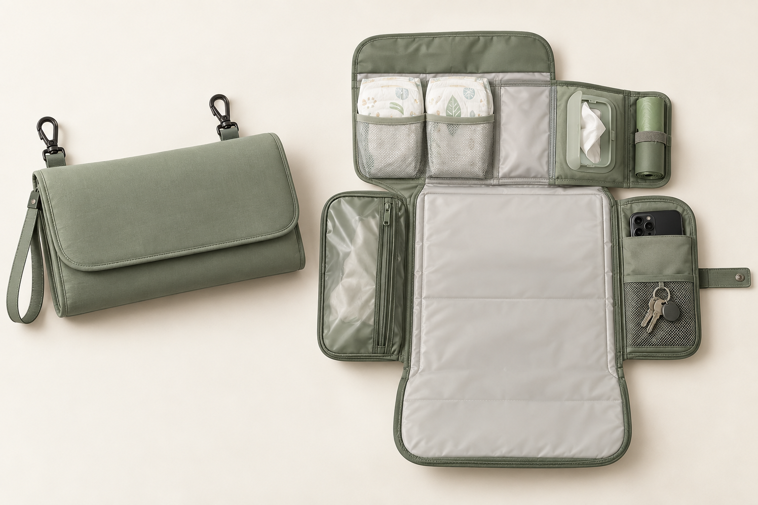 Quick Change Kit shown closed and fully open